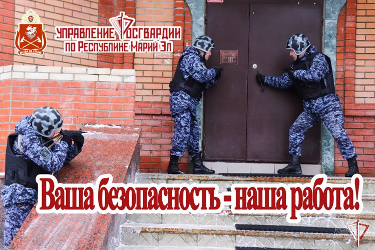 В Марий Эл сотрудники пресс-службы регионального управления Росгвардии организовали онлайн-фотовыставку «Вневедомственная охрана. Наша защита - ваше спокойствие»
