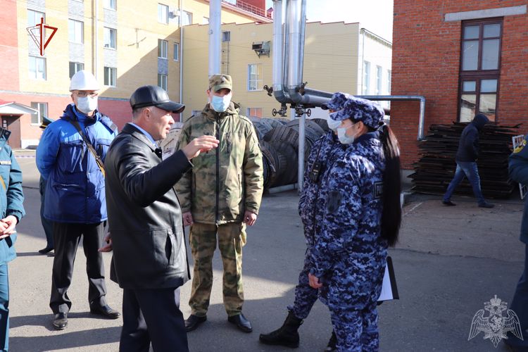 Представители Управления Росгвардии по Республике Марий Эл приняли участие в штабной тренировке по гражданской обороне