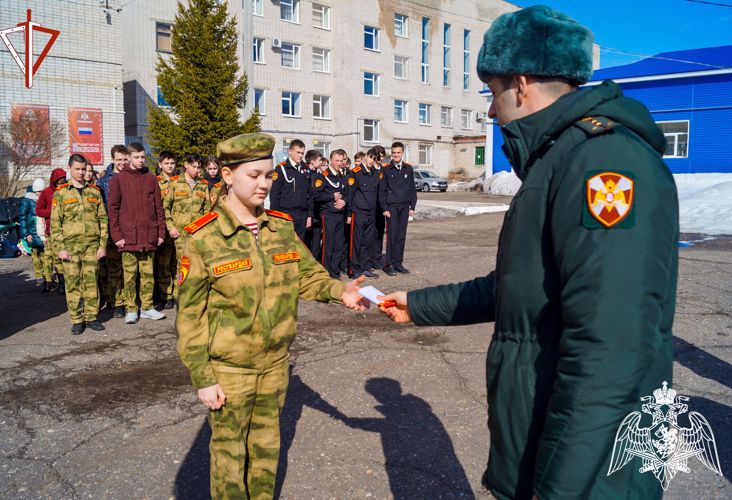 В  Марий Эл кадеты Росгвардии готовятся к участию в Параде Победы