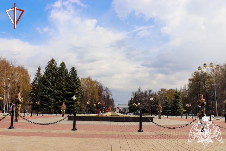 В Йошкар-Оле подшефный кадетский класс Росгвардии заступил на Вахту памяти
