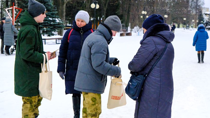 В Йошкар-Оле кадеты подшефного класса Росгвардии приняли участие во всероссийской акции памяти «Блокадный хлеб»