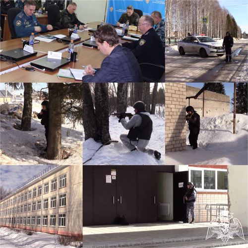 Личный состав Управления Росгвардии по Республике Марий Эл принял участие в антитеррористическом учении