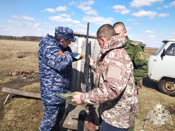 Управление Росгвардии по Республике Марий Эл напоминает о правилах безопасного обращения с оружием во время охоты