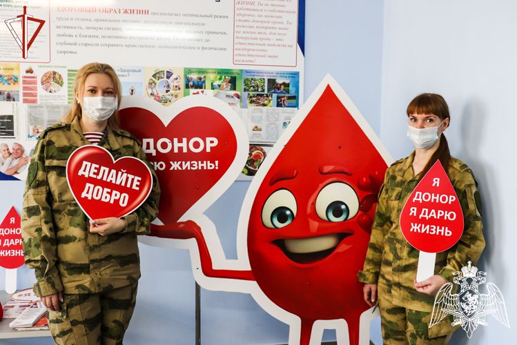 Росгвардейцы Марий Эл пополнили банк крови республиканской станции переливания крови