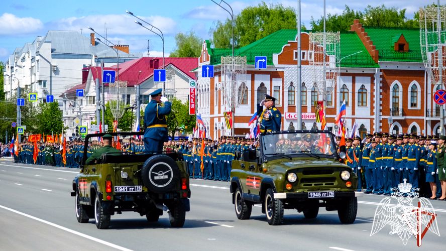 Росгвардейцы Марий Эл приняли участие в торжественном шествии, посвященном Дню Победы