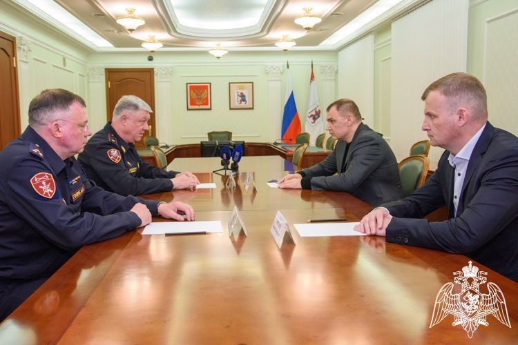 Новый начальник Управления Росгвардии по Республике Марий Эл представлен Главе республики и Председателю госсобрания