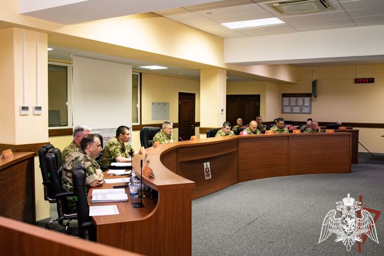 В расширенном заседании военного совета Приволжского округа Росгвардии принял участие начальник Управления Росгвардии по Республике Марий Эл 