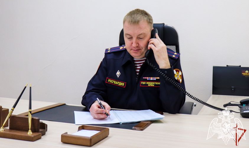 В Марий Эл начальник отдела вневедомственной охраны Росгвардии ответил на вопросы жителей региона