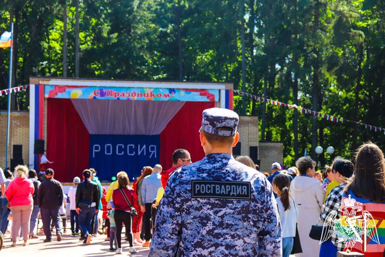 В Марий Эл росгвардейцы приняли участие в обеспечении охраны общественного порядка в День России