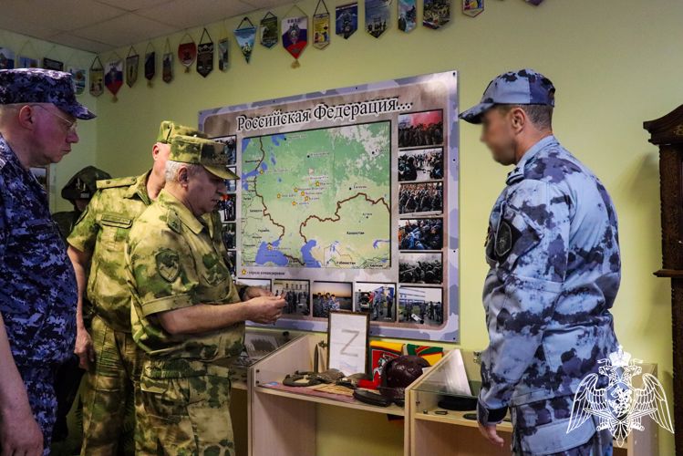 Командующий Приволжским округом войск национальной гвардии Российской Федерации совершил рабочую поездку в Управление Росгвардии по Республике Марий Эл 