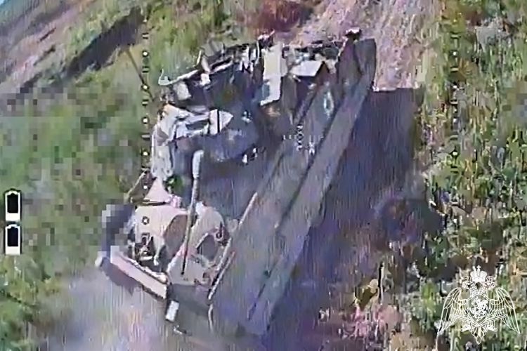 Росгвардейцы уничтожили бронемашину М-2 «Брэдли» ВСУ