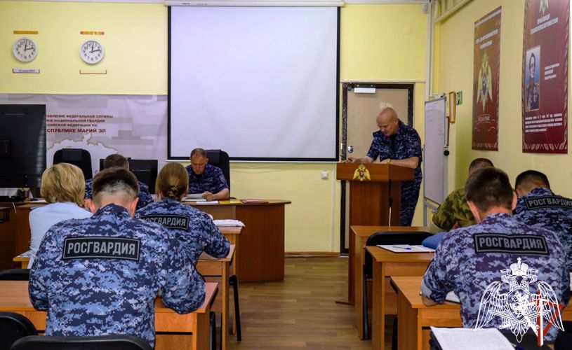 Итоги служебно-боевой деятельности за первое полугодие 2023 года подвели в Управлении Росгвардии по Республике Марий Эл 