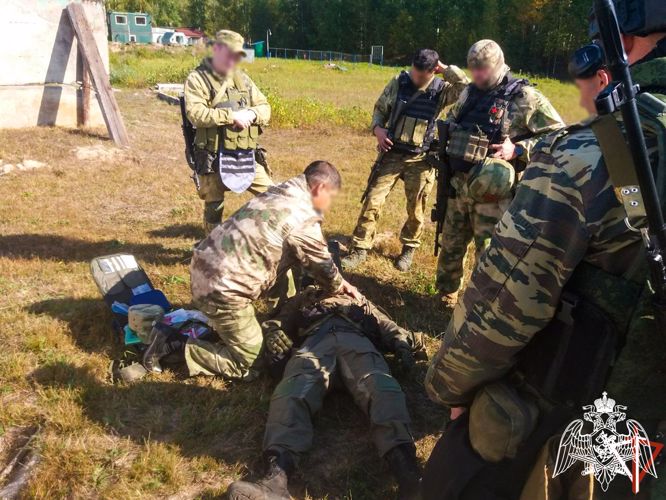 В Марий Эл сотрудники спецподразделения СОБР «Берсерк» Росгвардии завершили комплексные занятия в полевых условиях