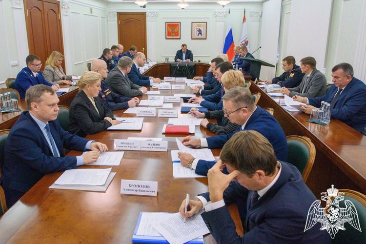 Представители регионального управления Росгвардии приняли участие в заседании Антитеррористической комиссии Республики Марий Эл 