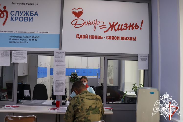 Росгвардейцы Йошкар-Олы поддержали акцию по привлечению доноров в регистр костного мозга