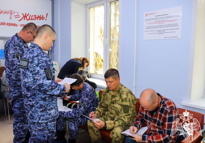 Росгвардейцы Йошкар-Олы поддержали акцию по привлечению доноров в регистр костного мозга