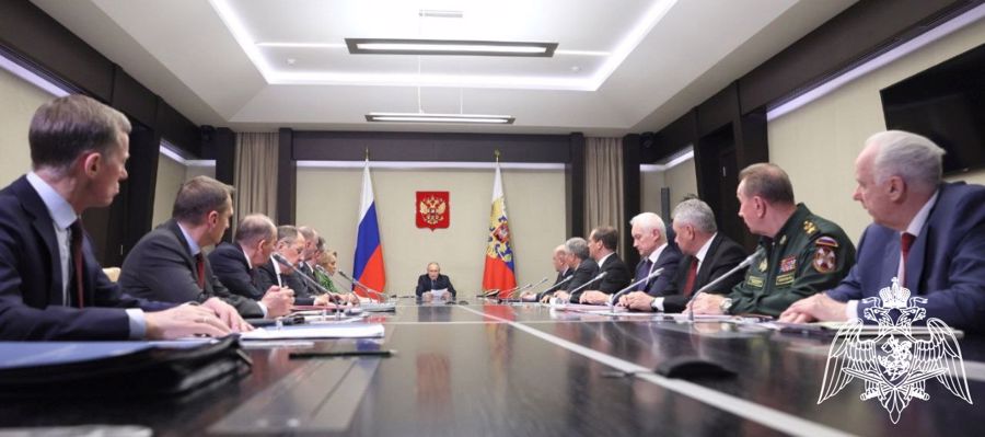 Генерал армии Виктор Золотов принял участие в совещании с членами Совета Безопасности, Правительства и руководством силовых ведомств