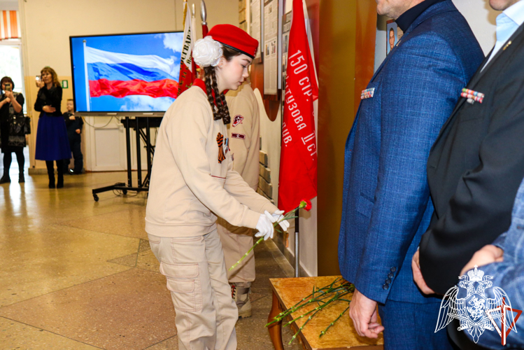 В Йошкар-Оле росгвардейцы приняли участие в открытии «Стены памяти героев»