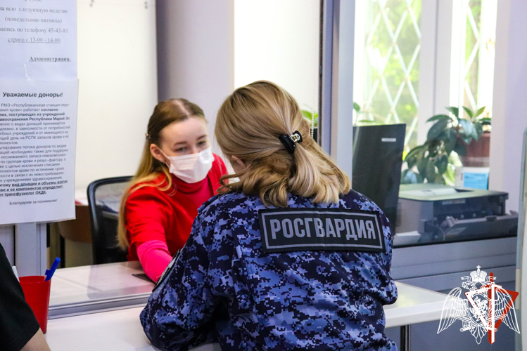 Росгвардейцы пополнили банк донорской крови в Йошкар-Оле