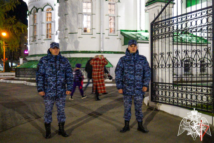 В Марий Эл росгвардейцы выполнили задачи по обеспечению безопасности во время празднования Пасхи