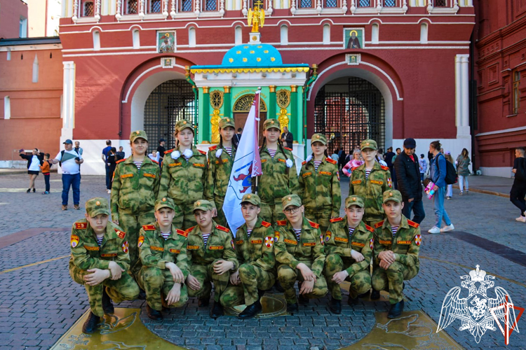 Учащиеся подшефного класса Росгвардии школы №19 г. Йошкар-Олы заняли призовые места на X Военно-патриотическом слёте «Москва. Май. Победа!»