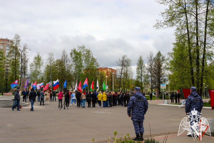 При участии Росгвардии обеспечен правопорядок в Республике Марий Эл во время празднования дня весны и труда