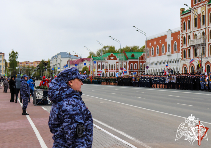 В Марий Эл росгвардейцы выполнили задачи по обеспечению безопасности во время празднования Дня Победы