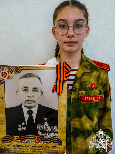 В Марий Эл подшефные кадеты Росгвардии продолжают делиться своими историями о родственниках – участниках Великой  Отечественной войны 