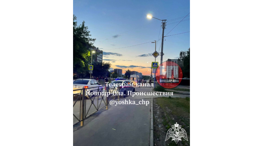 Сотрудники Росгвардии пришли на помощь попавшей в ДТП несовершеннолетней девочке в Йошкар-Оле