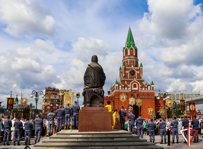 Росгвардейцы Йошкар-Олы стали участниками праздничных богослужений в честь памяти святого равноапостольного князя Владимира