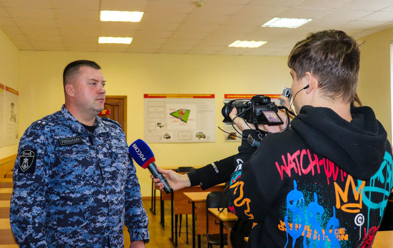 Съемочная группа ГТРК Марий Эл подготовила сюжет о служебной деятельности подразделений вневедомственной охраны Росгвардии
