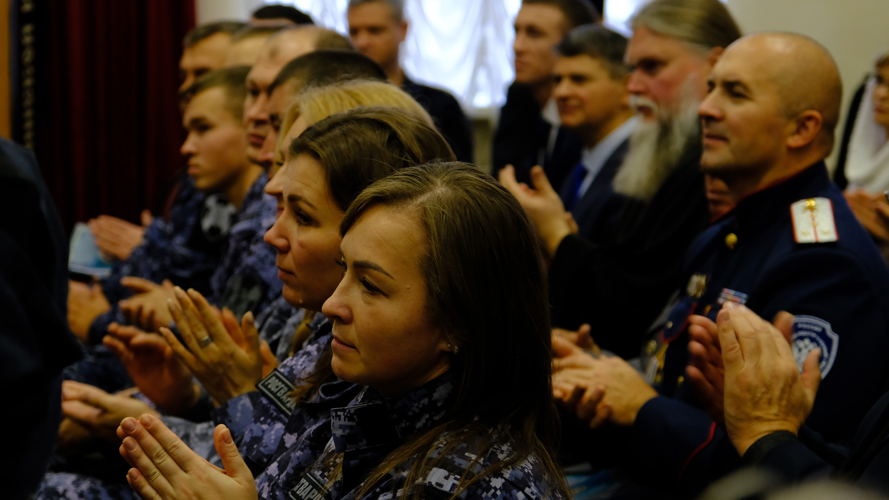 Росгвардейцы приняли участие в пленарном заседании XII Региональных Рождественских образовательных чтений в Марий Эл 