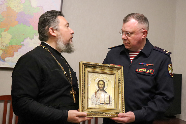 Начальник Управления Росгвардии по Республике Марий Эл провел встречу с делегацией священнослужителей Русской православной церкви