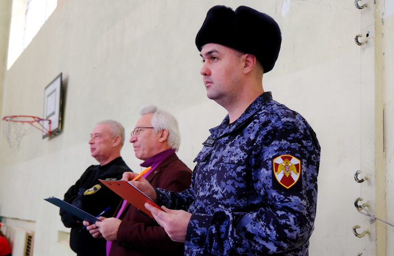 Представитель Управления Росгвардии по Республике Марий Эл принял участие в конкурсе «Смотр строя и песни» среди школьников