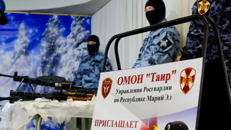 Кадеты Росгвардии стали участниками патриотического мероприятия в честь Дня защитника Отечества в Йошкар-Оле