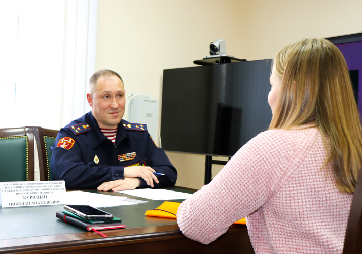 Врио начальника Управления Росгвардии по Республике Марий Эл провел прием граждан в приемной Президента Российской Федерации