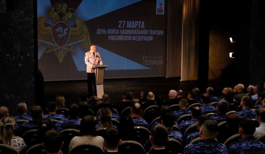 В Йошкар-Оле состоялось торжественное мероприятие, посвященное Дню войск национальной гвардии Российской Федерации