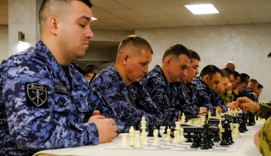 Чемпионат Приволжского ордена Жукова округа войск национальной гвардии Российской Федерации по шахматам стартовал в Йошкар-Оле