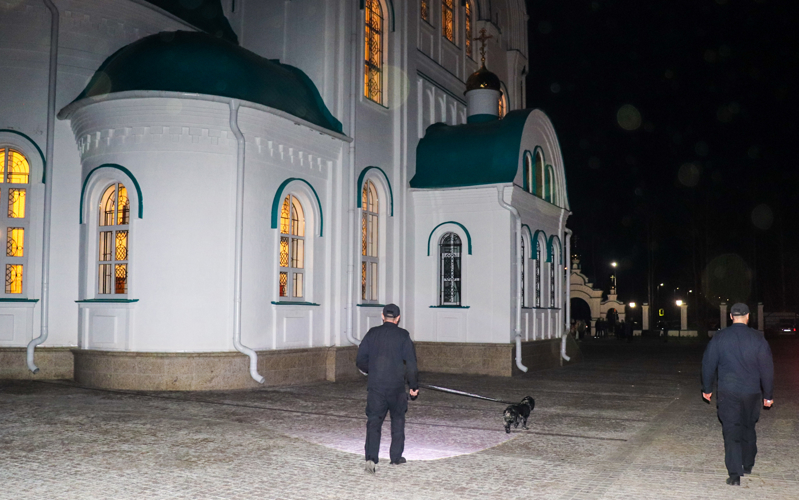 В Марий Эл росгвардейцы выполнили задачи по обеспечению безопасности во время празднования Пасхи