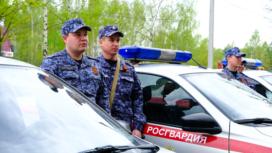 Росгвардейцы Марий Эл присоединились к акции «Бессмертный автополк»