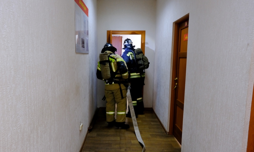 В Марий Эл прошли совместные пожарно-тактические учения Росгвардии и МЧС России 