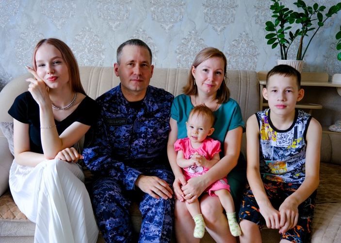Семья росгвардейца из Марий Эл рассказала о своих семейных ценностях и традициях