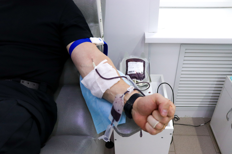Сотрудники Росгвардии пополнили банк крови станции переливания в Йошкар-Оле