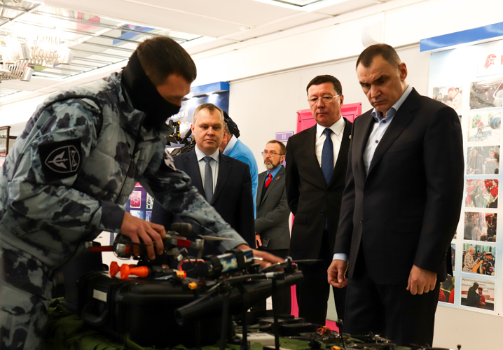 Росгвардейцы представили тематическую выставку на слёте юнармейцев в Йошкар-Оле