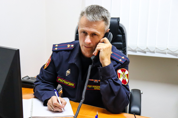 Прямая телефонная линия с врио начальника вневедомственной охраны Росгвардии состоялась в Марий Эл
