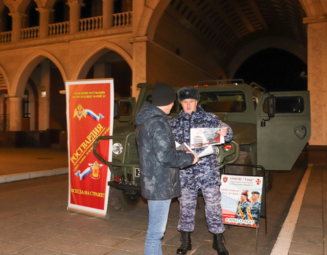 Площадка Росгвардии стала частью акции «Ночь искусств» в Йошкар-Оле