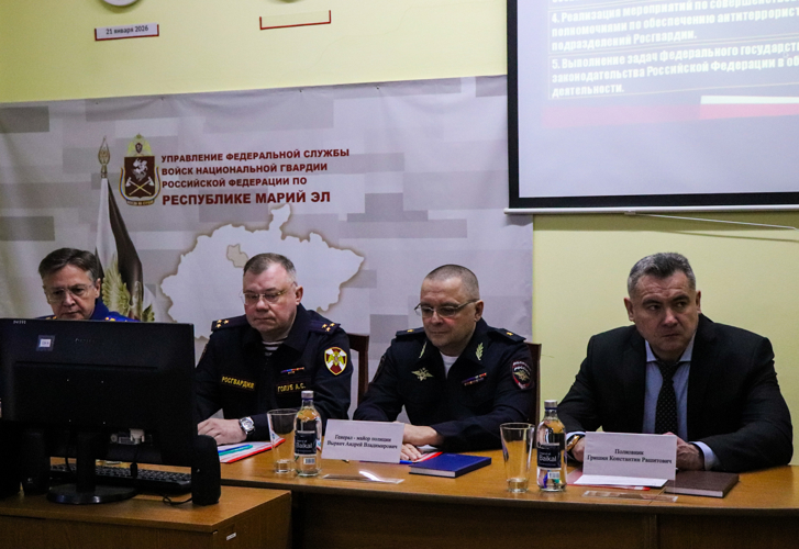 В Управлении Росгвардии по Республике Марий Эл подвели итоги работы за 2025 год