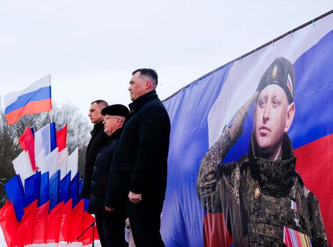 Руководство Управления Росгвардии по Республике Марий Эл приняло участие в митинге, посвященном Дню защитника Отечества