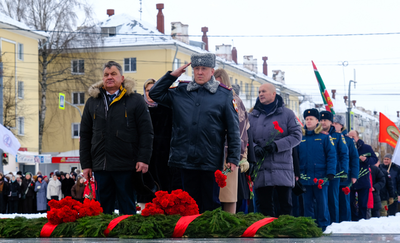 Руководство Управления Росгвардии по Республике Марий Эл приняло участие в митинге, посвященном Дню защитника Отечества