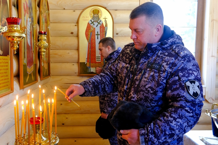 В Управлении Росгвардии по Республике Марий Эл освящена часовня в честь небесного покровителя ведомства